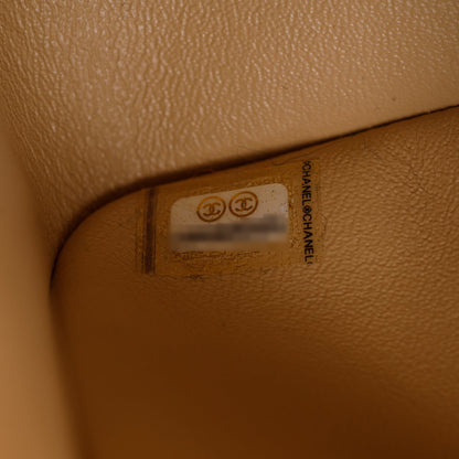 Chanel Beige Caviar Classic Jumbo Double Flap Bag