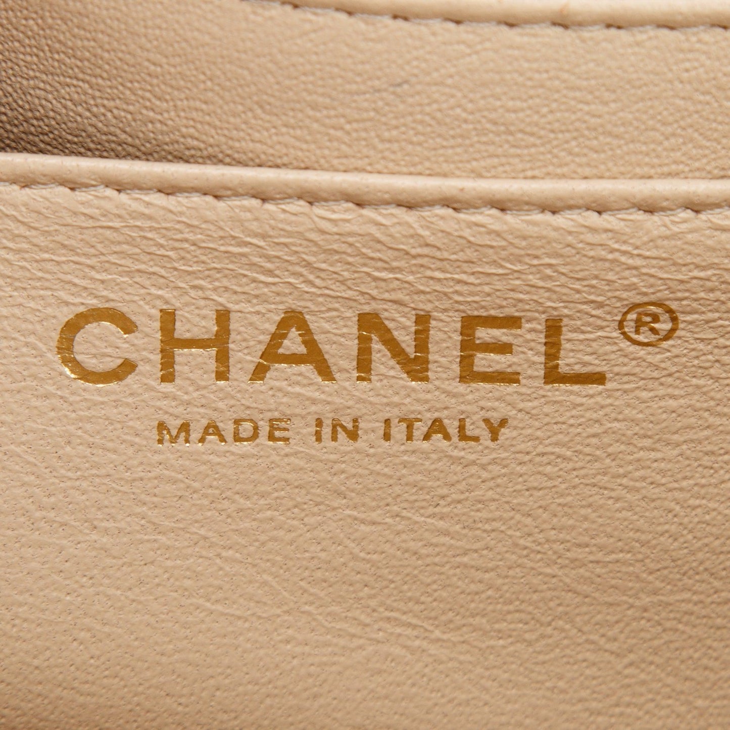 Chanel Beige Caviar Classic Jumbo Single Flap Bag