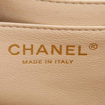 Chanel Beige Caviar Classic Jumbo Single Flap Bag