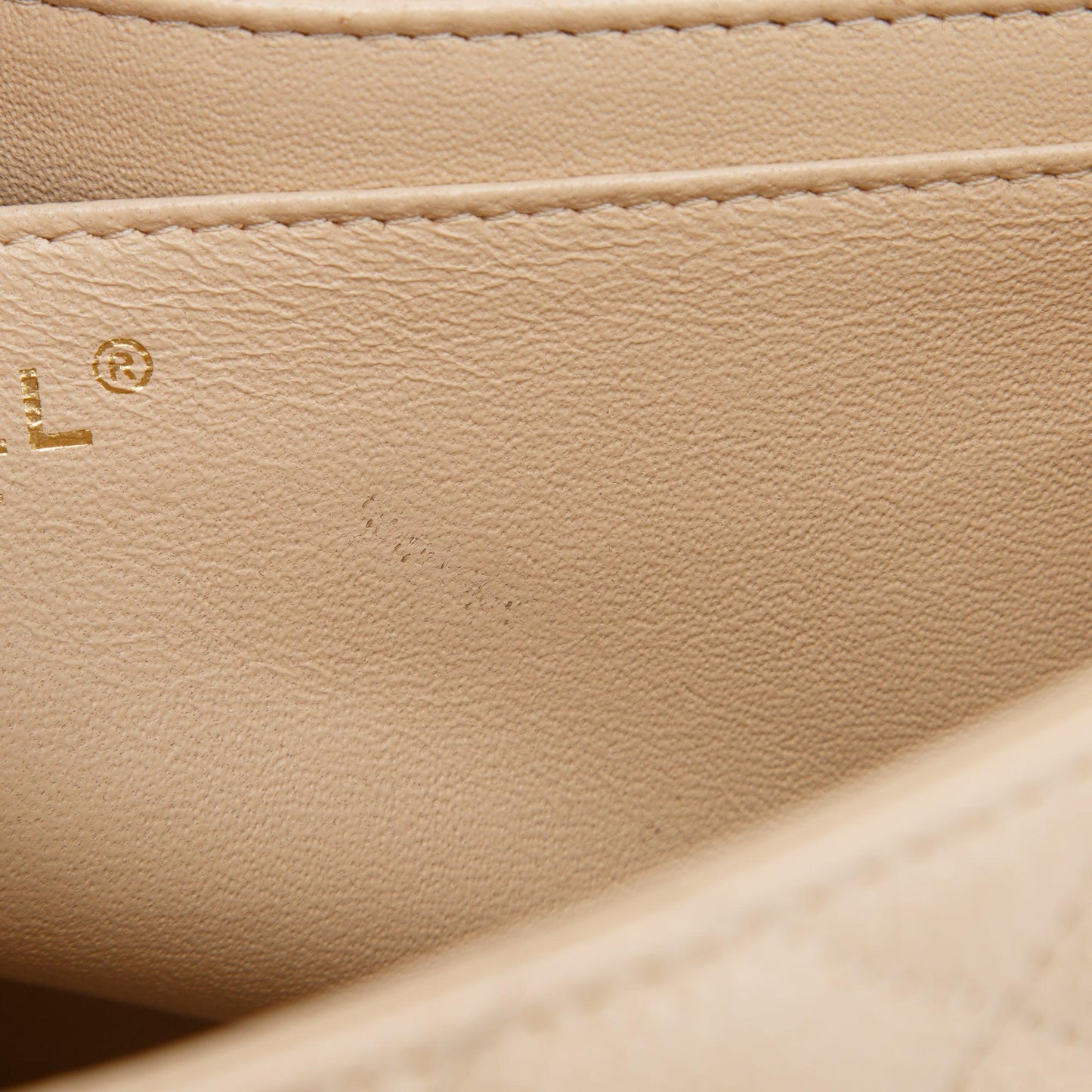 Chanel Beige Caviar Classic Jumbo Single Flap Bag