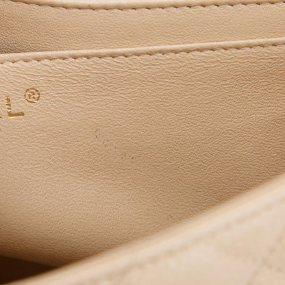 Chanel Beige Caviar Classic Jumbo Single Flap Bag
