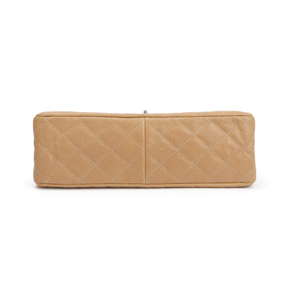 Chanel Beige Caviar Leather 2.55 Reissue 226 Double Flap Bag