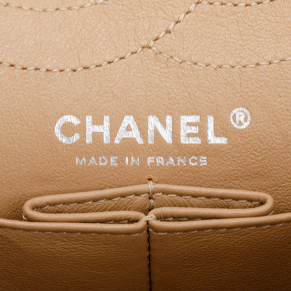 Chanel Beige Caviar Leather 2.55 Reissue 226 Double Flap Bag