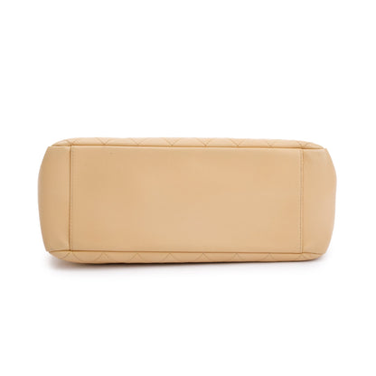 Chanel Beige Caviar Leather Grand Shopping Tote (GST)