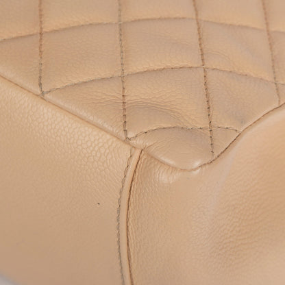 Chanel Beige Caviar Leather Grand Shopping Tote (GST)