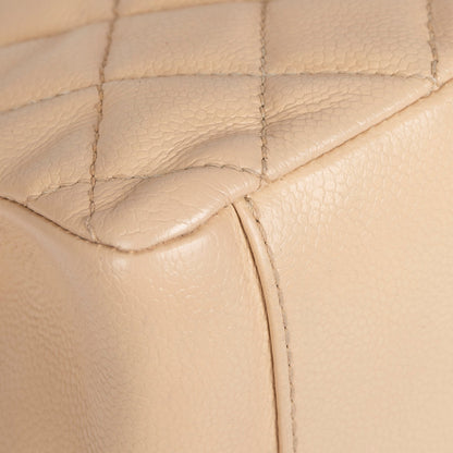 Chanel Beige Caviar Leather Grand Shopping Tote (GST)