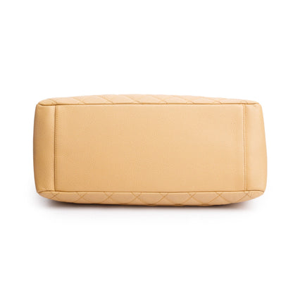 Chanel Beige Caviar Leather Grand Shopping Tote (GST)