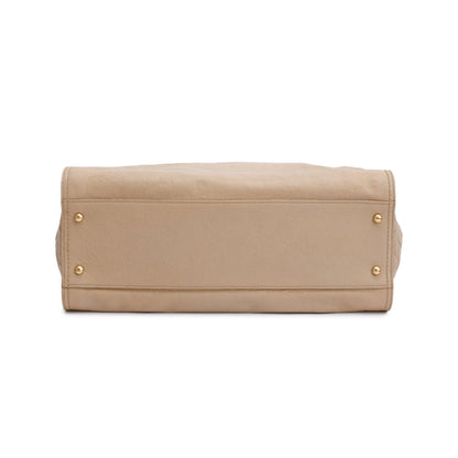 Chanel Beige Caviar Leather Large Reissue Tote