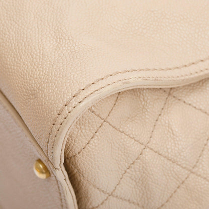 Chanel Beige Caviar Leather Large Reissue Tote