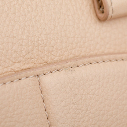 Chanel Beige Caviar Leather Medium Neo Excecutive Tote
