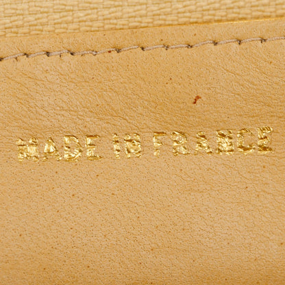 Chanel Beige Caviar Leather Timeless Wallet on Chain