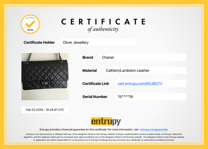 Chanel Black Calfskin Leather 2.55 Reissue 226 Double Flap Bag