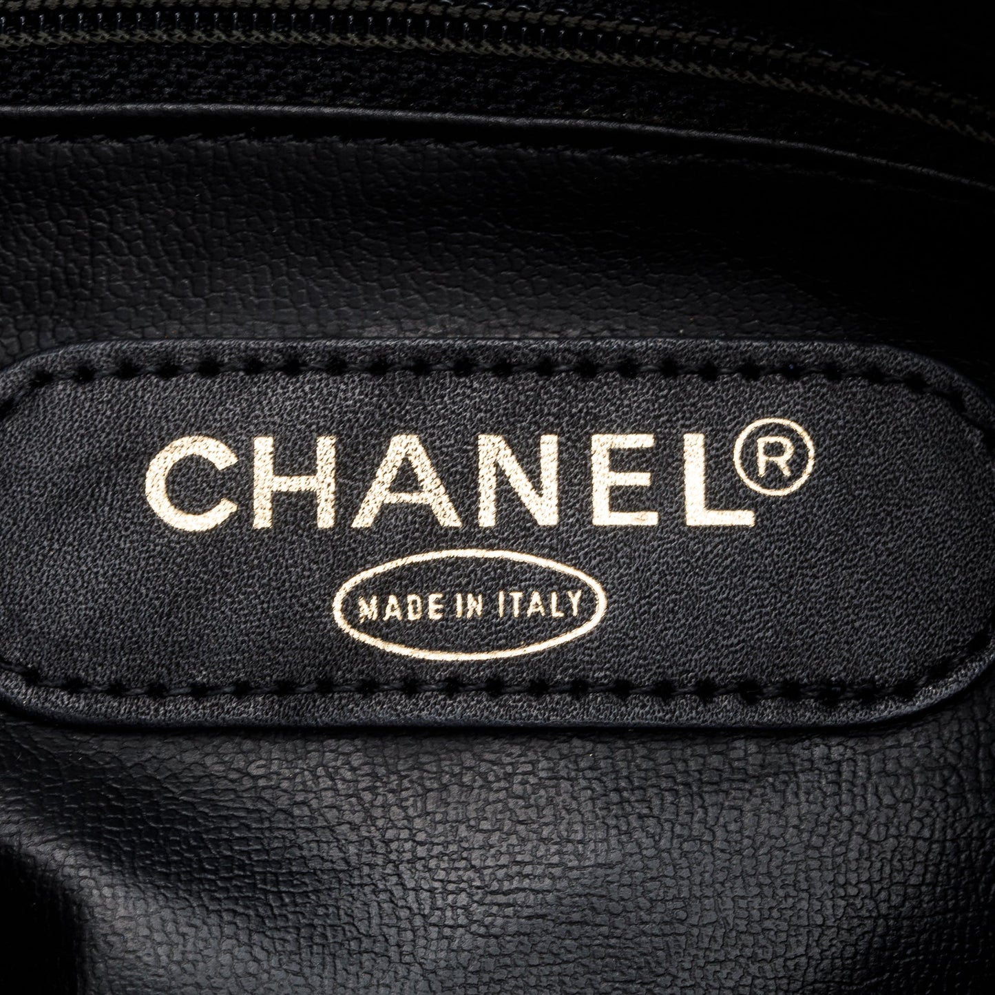 Chanel Black Calfskin Leather Diamond Stitch Boston Bag