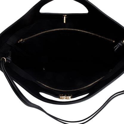 Chanel Black Calfskin Leather Large 31 Shopping Tote