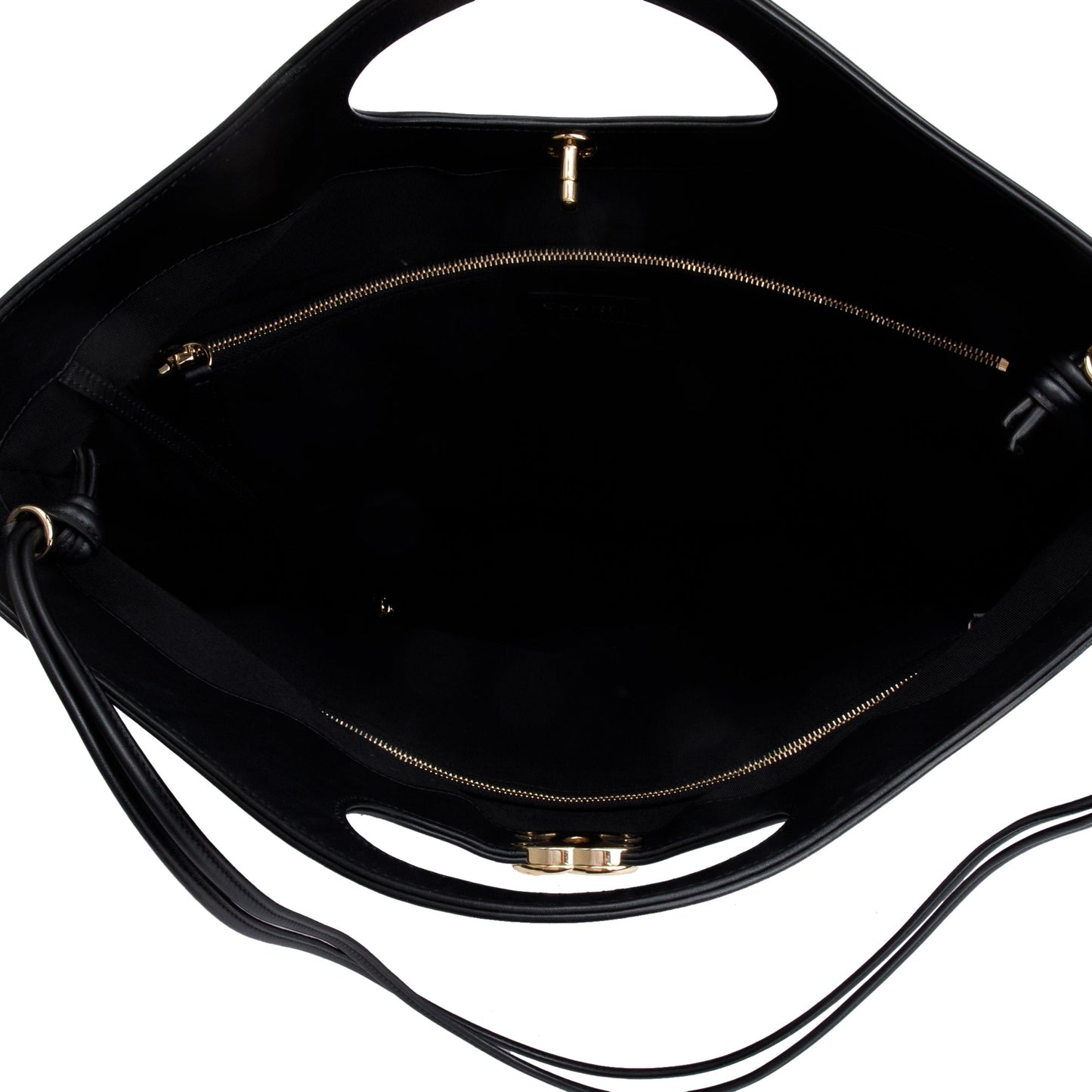 Chanel Black Calfskin Leather Large 31 Shopping Tote