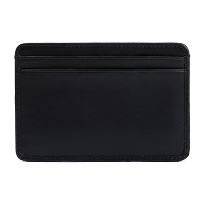 Chanel Black Calfskin Leather Ligne Cambon Card Holder