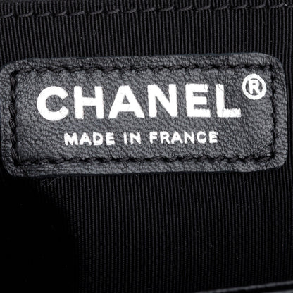 Chanel Black Calfskin Leather Medium Original Clasp Boy Bag
