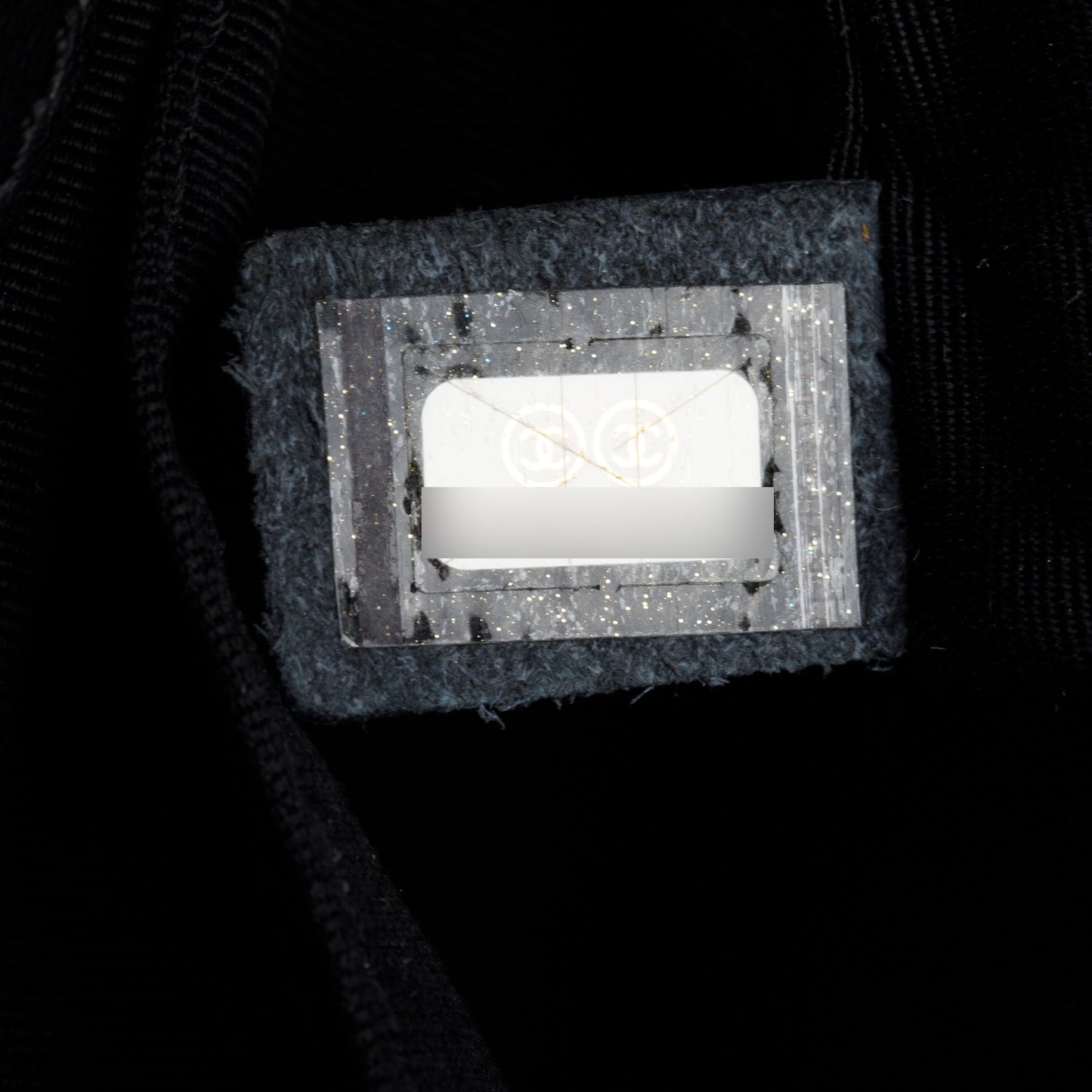 Chanel Black Calfskin Leather Small Tramezzo Flap Bag