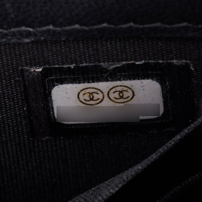 Chanel Black Calfskin Leather Trendy CC Micro Flap Bag