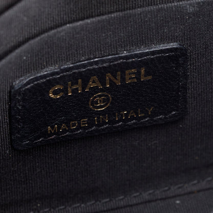 Chanel Black Calfskin Leather Trendy CC Micro Flap Bag