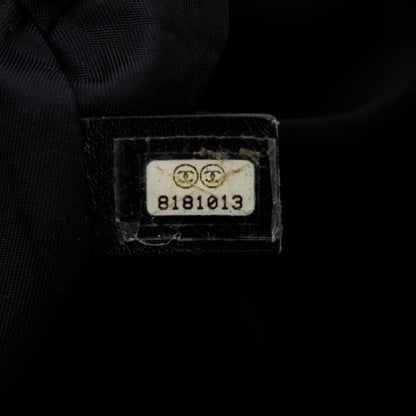 Chanel Black Canvas Travel Ligne Tote
