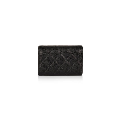 Chanel Black Caviar Classic Card Holder
