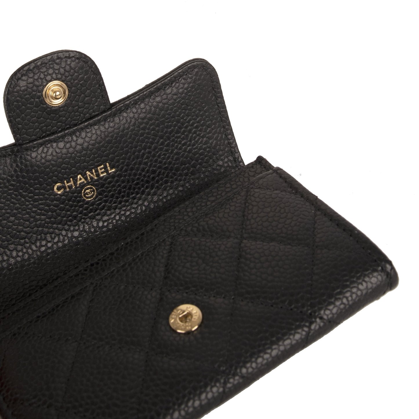 Chanel Black Caviar Classic Card Holder