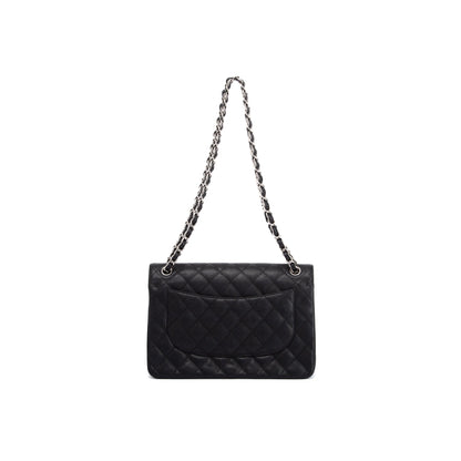 Chanel Black Caviar Classic Jumbo Double Flap Bag