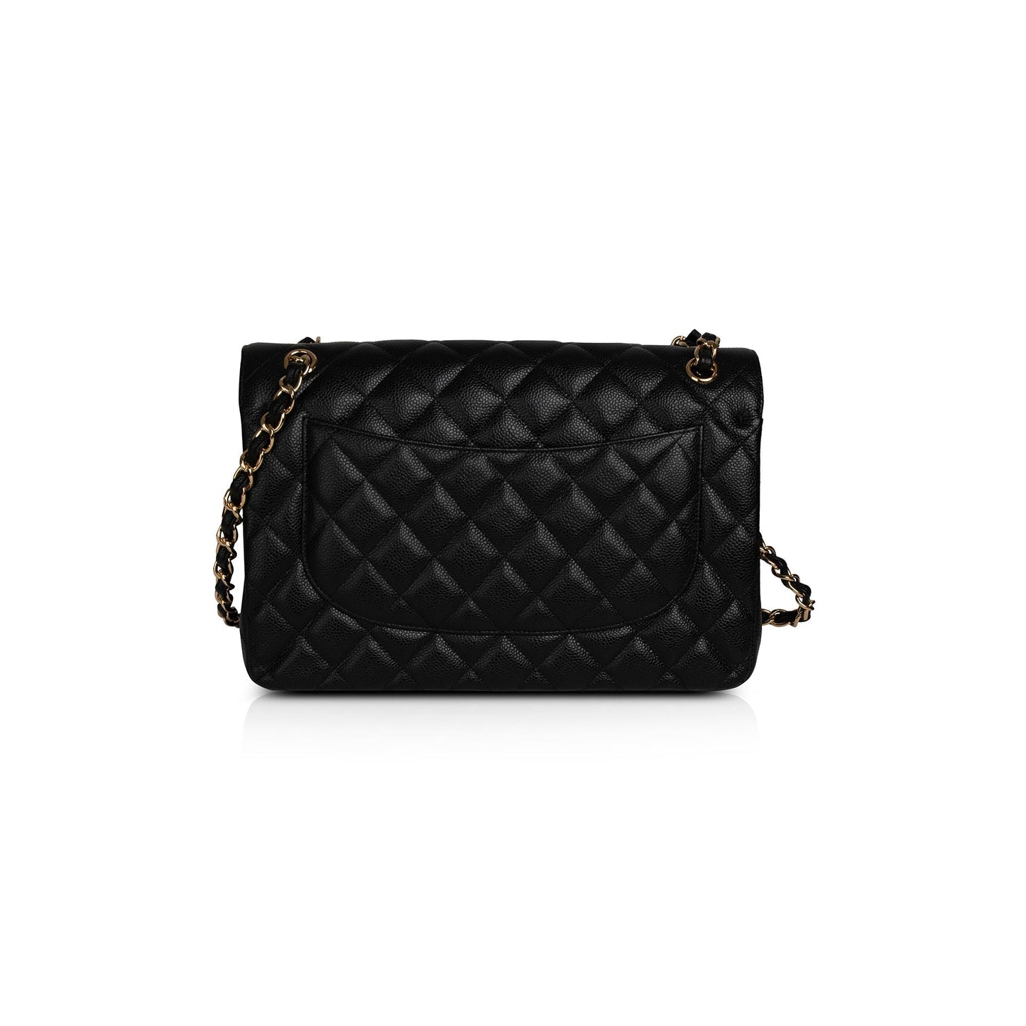 Chanel Black Caviar Classic Jumbo Double Flap Bag