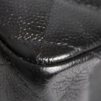 Chanel Black Caviar Classic Jumbo Double Flap Bag