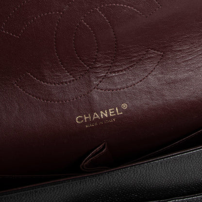Chanel Black Caviar Classic Jumbo Double Flap Bag