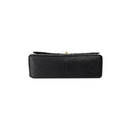 Chanel Black Caviar Classic Jumbo Double Flap Bag