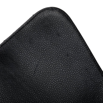 Chanel Black Caviar Classic Jumbo Single Flap Bag
