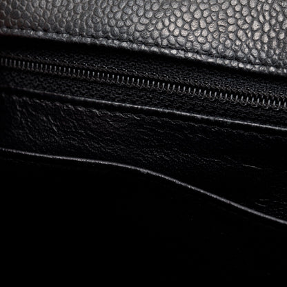 Chanel Black Caviar Classic Jumbo Single Flap Bag