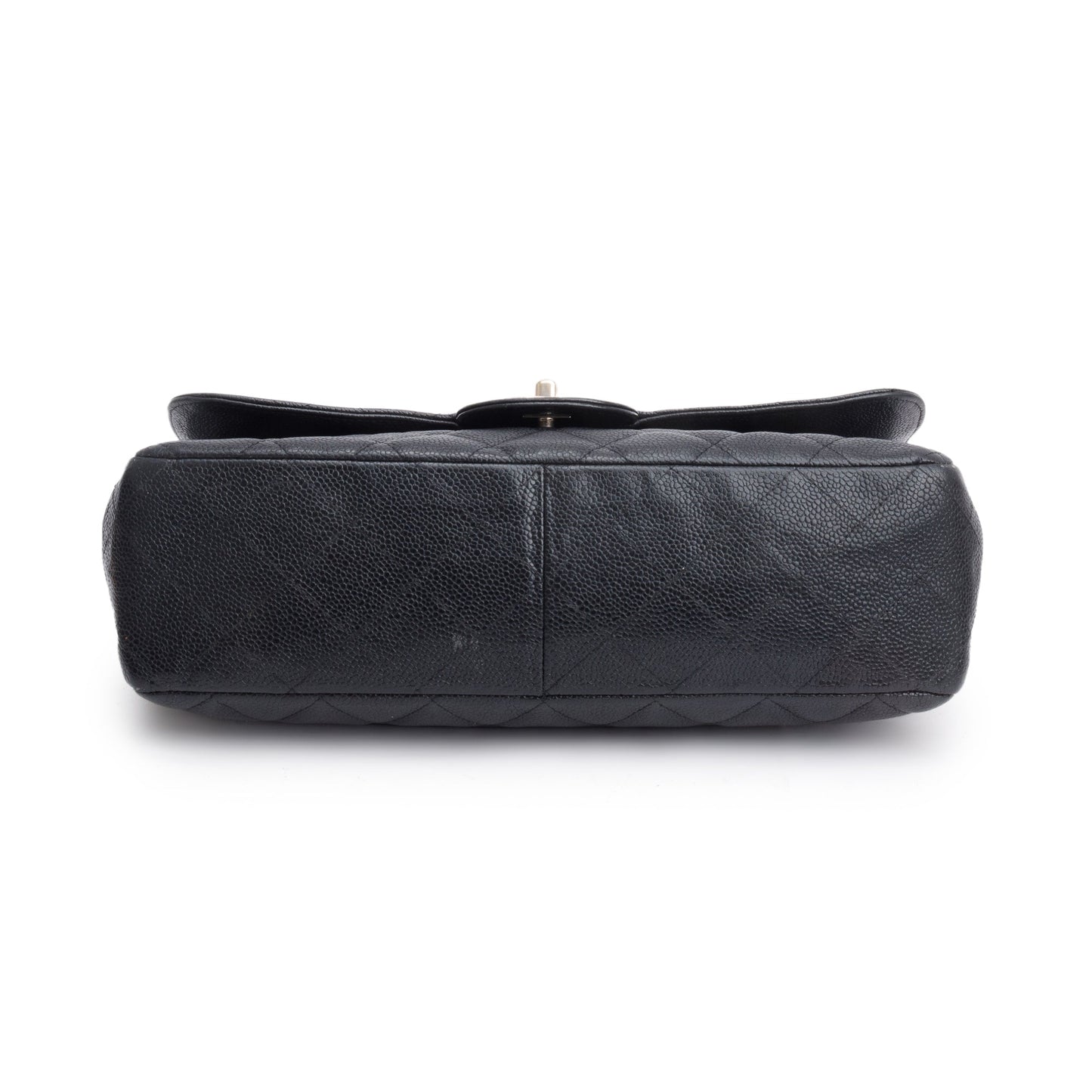 Chanel Black Caviar Classic Jumbo Single Flap Bag