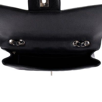 Chanel Black Caviar Classic Jumbo Single Flap Bag