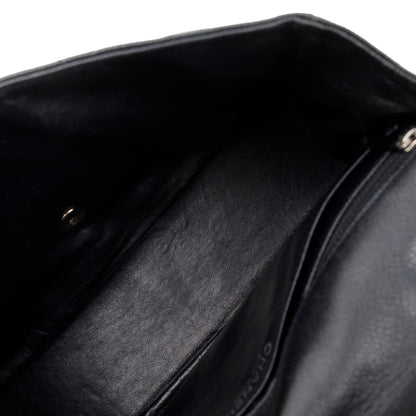 Chanel Black Caviar Classic Jumbo Single Flap Bag