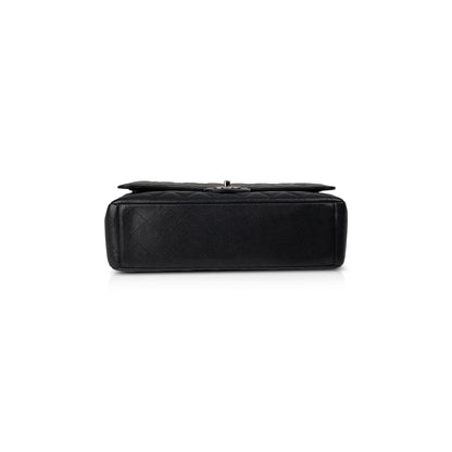 Chanel Black Caviar Classic Maxi Double Flap Bag