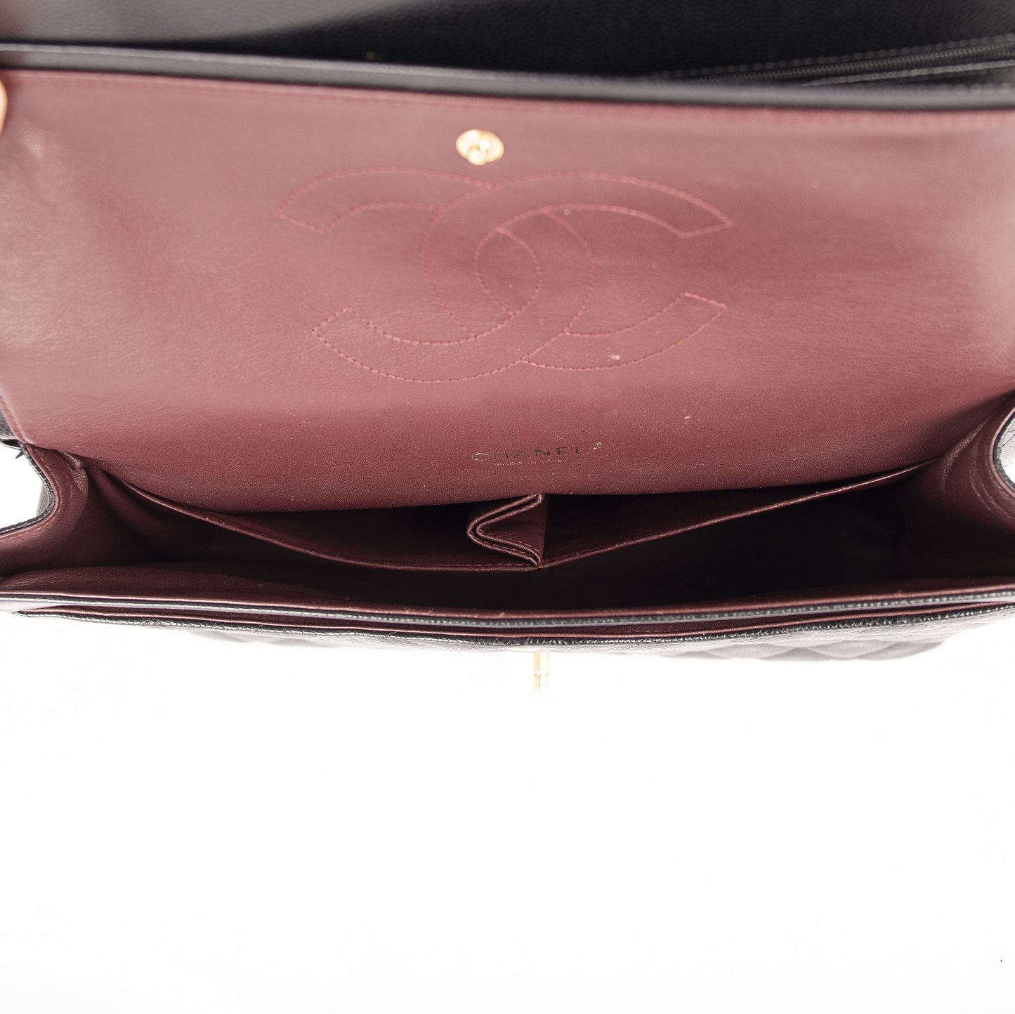 Chanel Black Caviar Classic Maxi Double Flap Bag