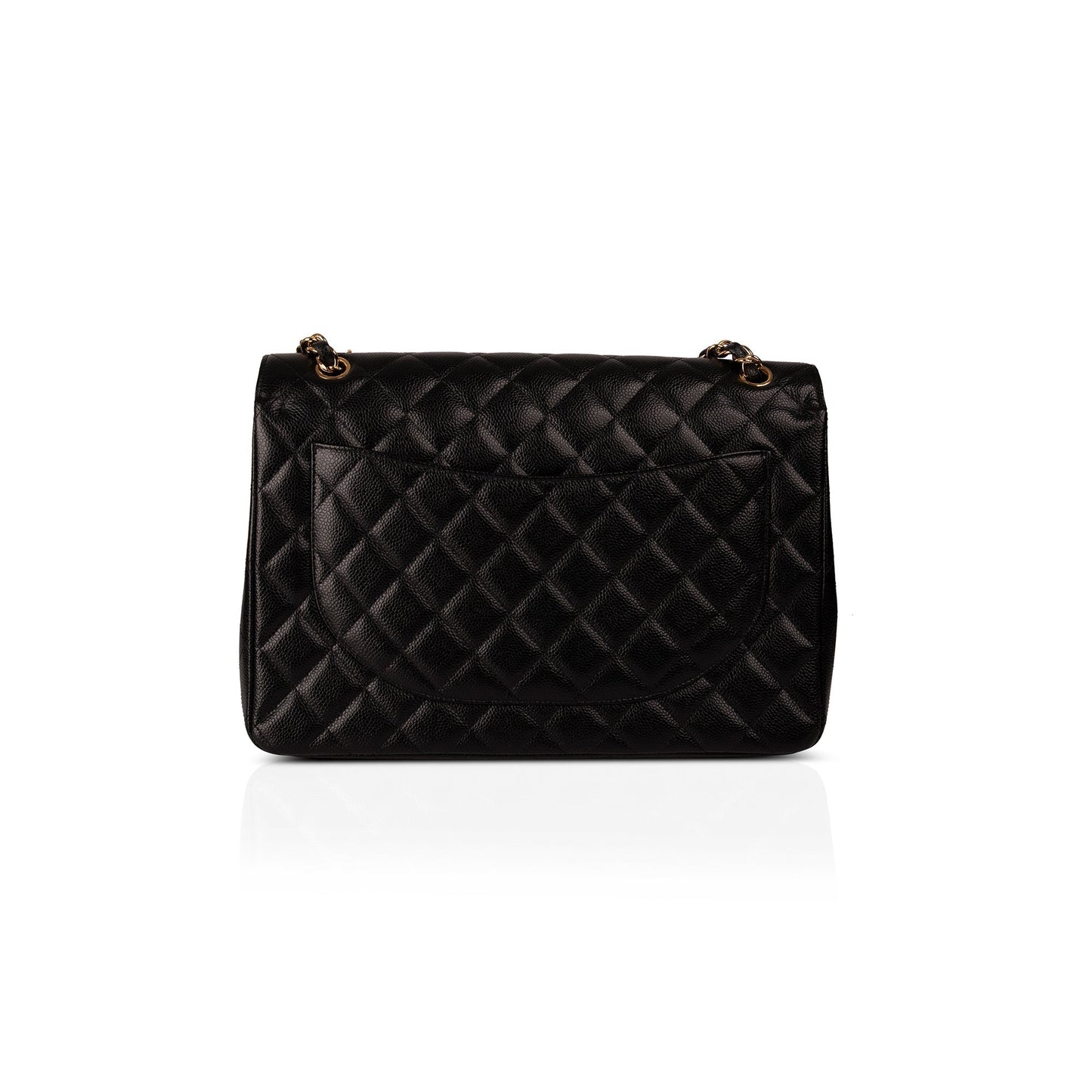 Chanel Black Caviar Classic Maxi Double Flap Bag
