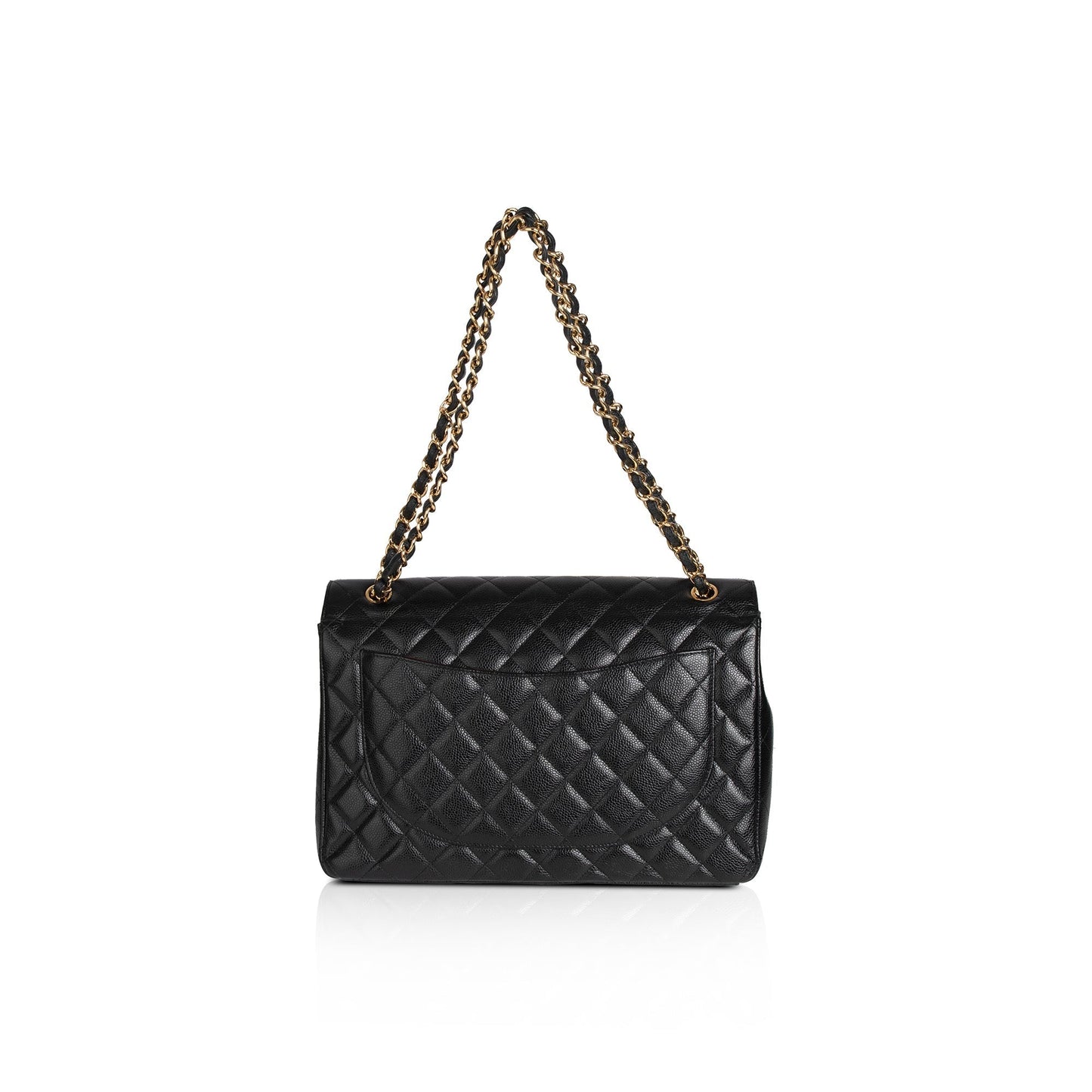 Chanel Black Caviar Classic Maxi Double Flap Bag