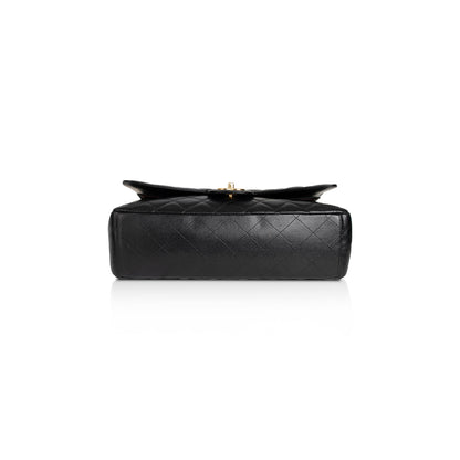 Chanel Black Caviar Classic Maxi Double Flap Bag