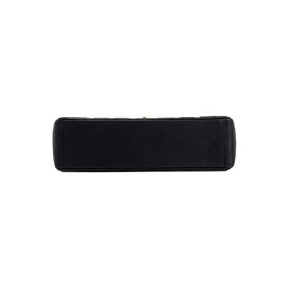 Chanel Black Caviar Classic Maxi Single Flap Bag