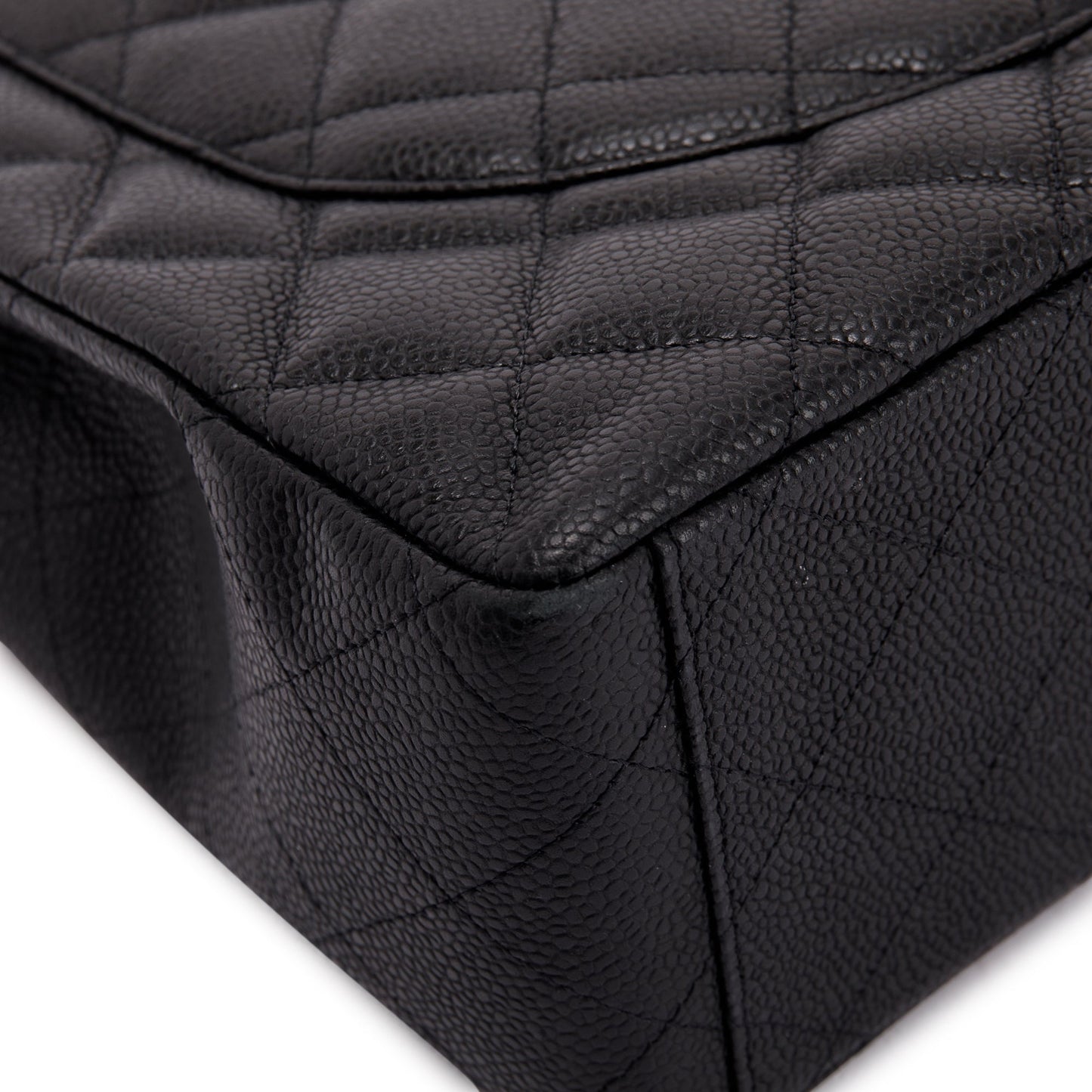 Chanel Black Caviar Classic Maxi Single Flap Bag