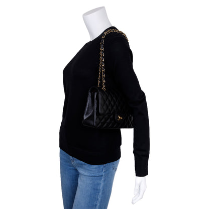 Chanel Black Caviar Classic Medium Double Flap Bag