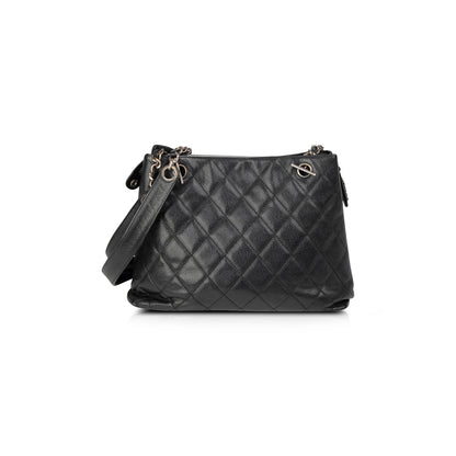 Chanel Black Caviar Flap Tote