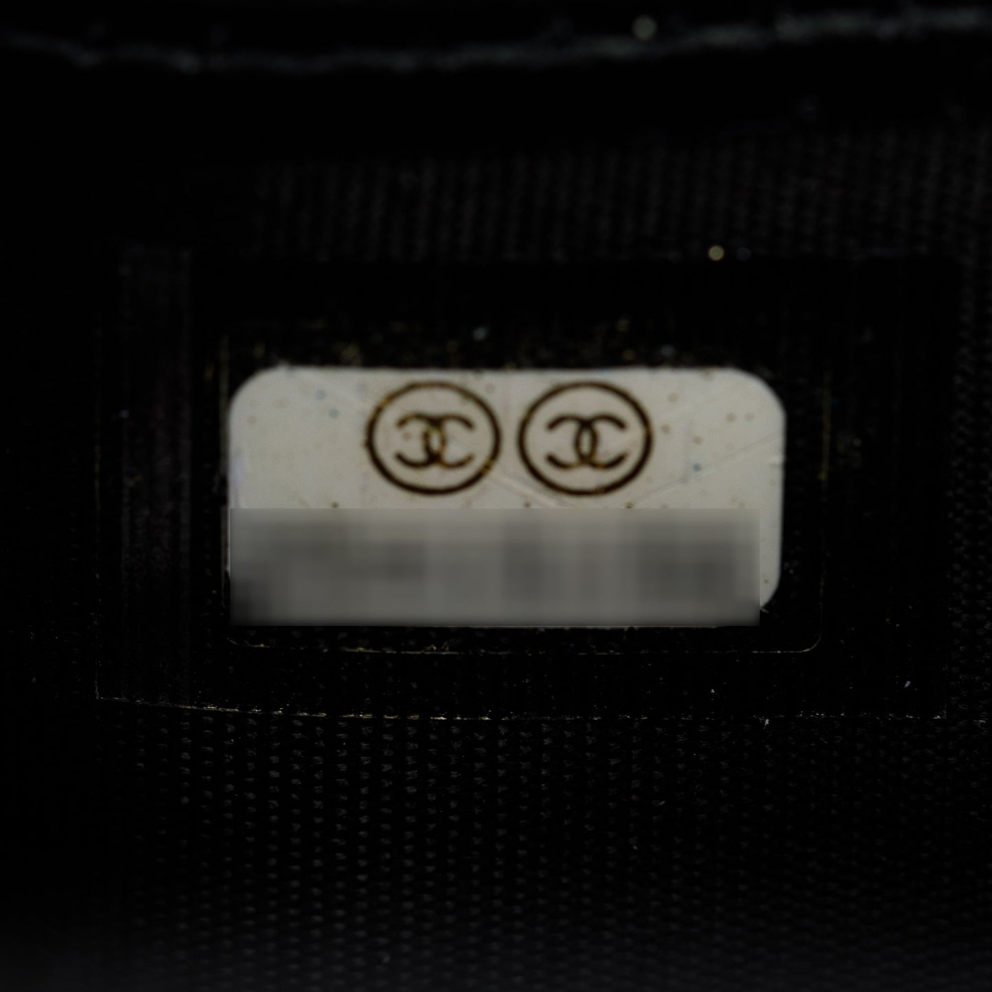 Chanel Black Caviar Leather Boy Long Zip Around Wallet