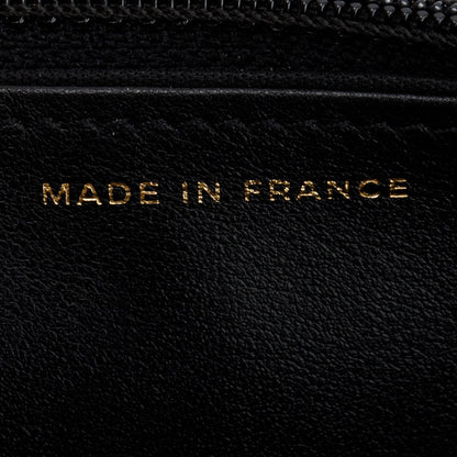 Chanel Black Caviar Leather Boy Wallet on Chain