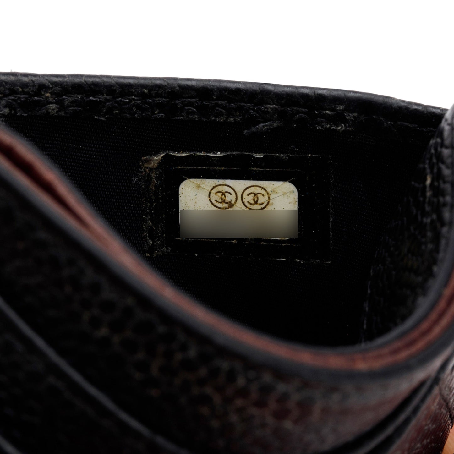 Chanel Black Caviar Leather Classic Card Holder