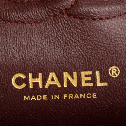 Chanel Black Caviar Leather Classic Medium Double Flap Bag